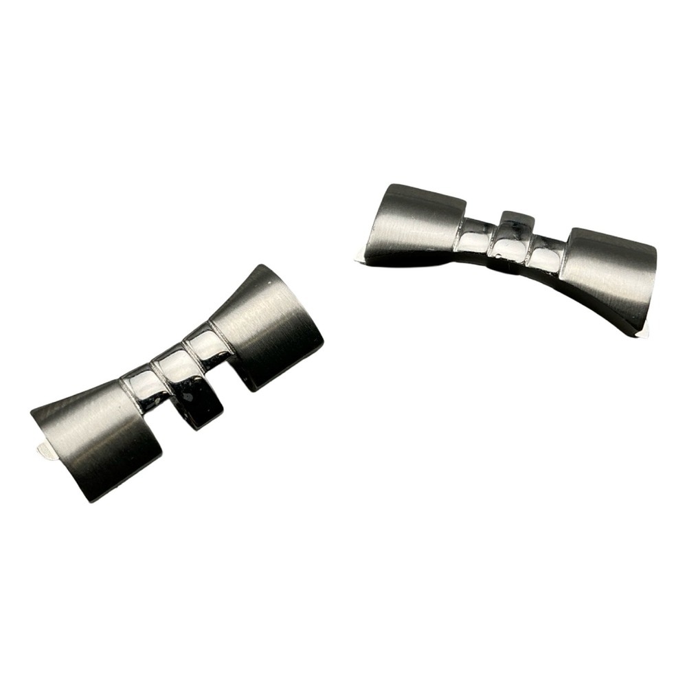 Forstner Bands Additional End Links for Model J Bracelet Silver 20mm Pair